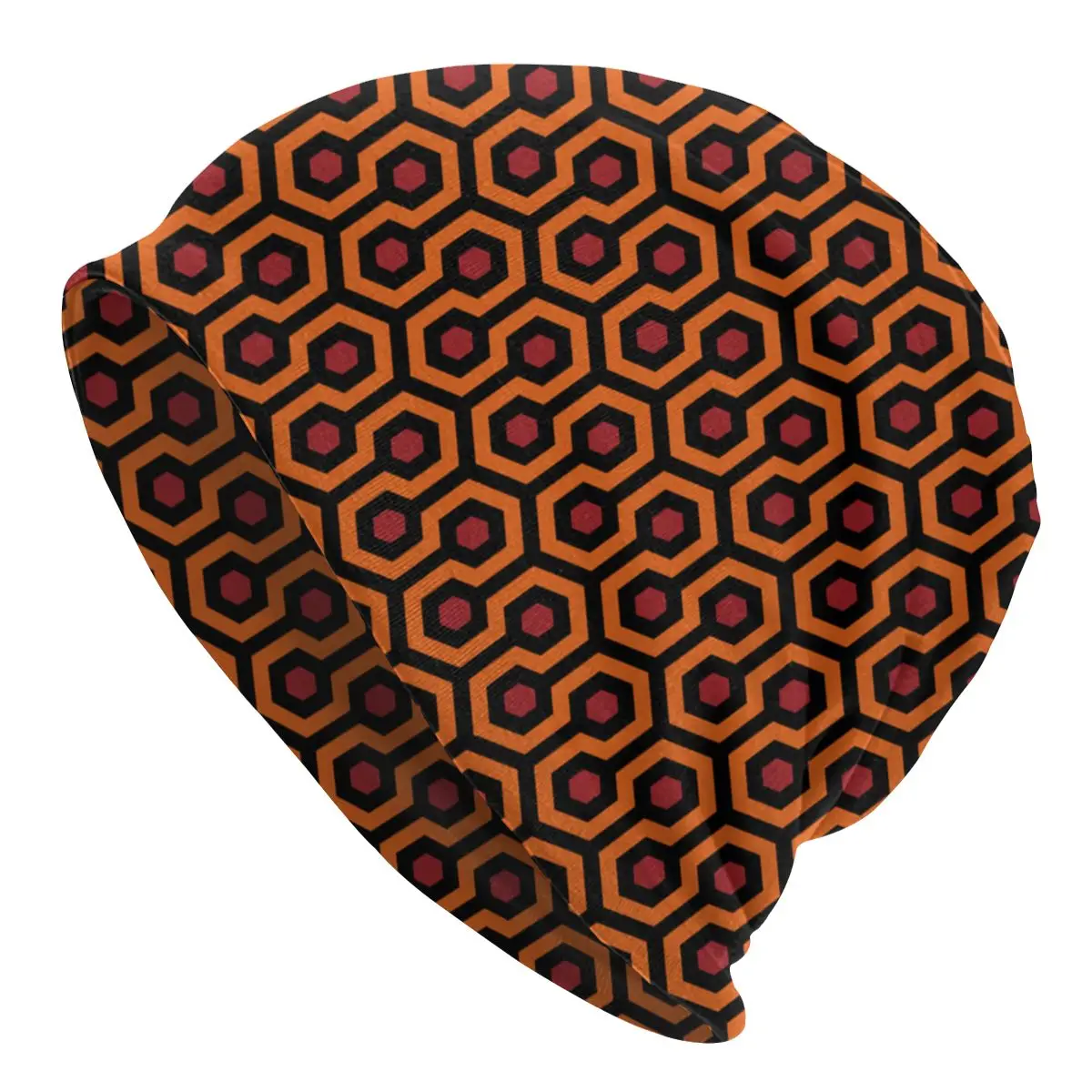 

Horror Movie Shining Carpet Pattern Beanies Caps Man Woman Warm Streetwear Beanies