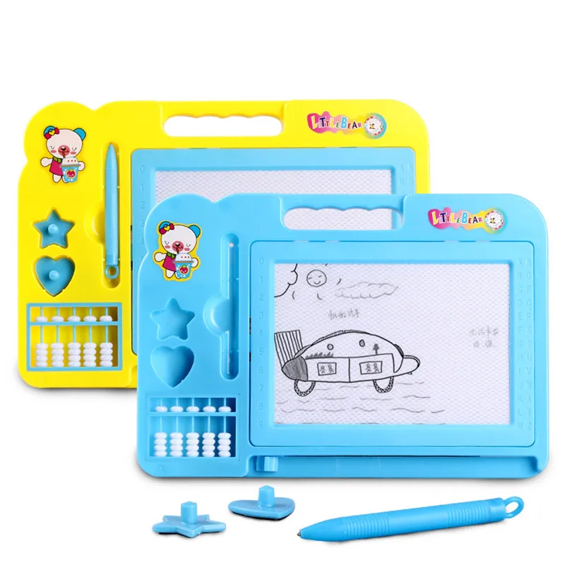 

Magnetic Drawing BoardPuzzle Children's Drawing Board Kids Graffiti Toys Early Education Montessoriwriting and Erasable Board