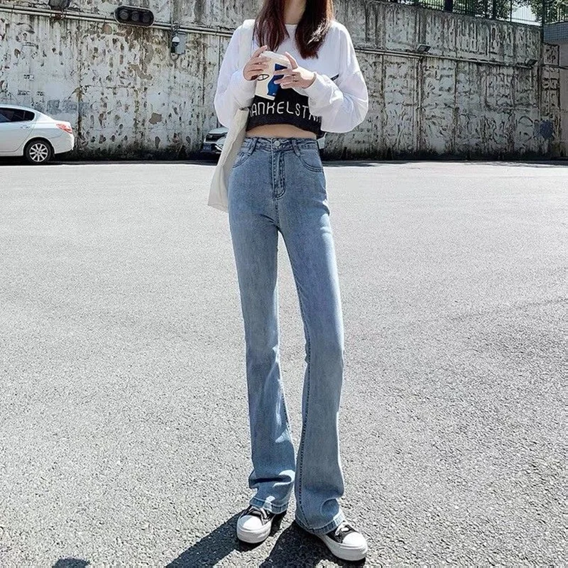 

Women's Vintage High Waist Jeans For Women Stretch Denim Mom Jean Elastic Slim Baggy Pants Casual Comfort Loose Trousers