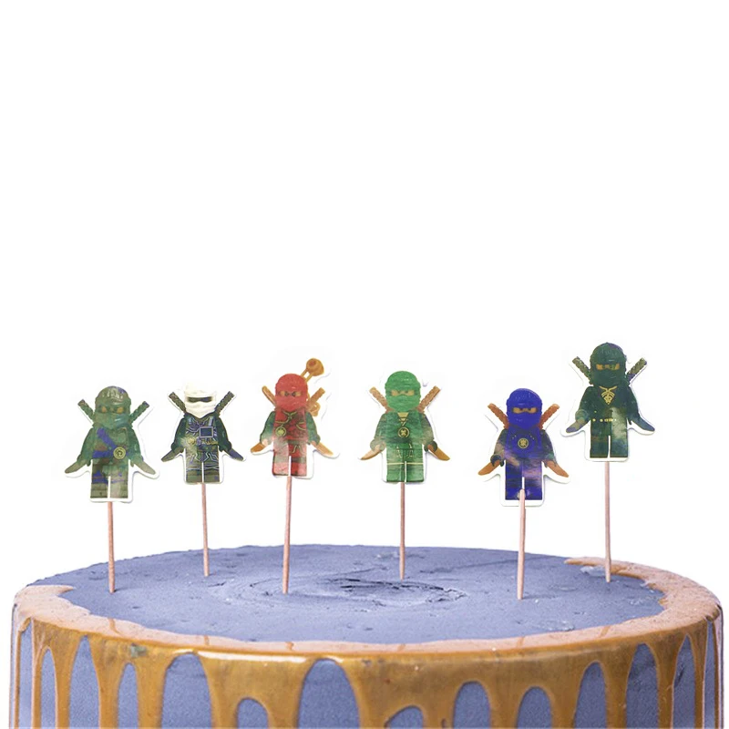 24 предмета в комплекте с Микки Маусом Минни Мышь для капкейка Палочки детская