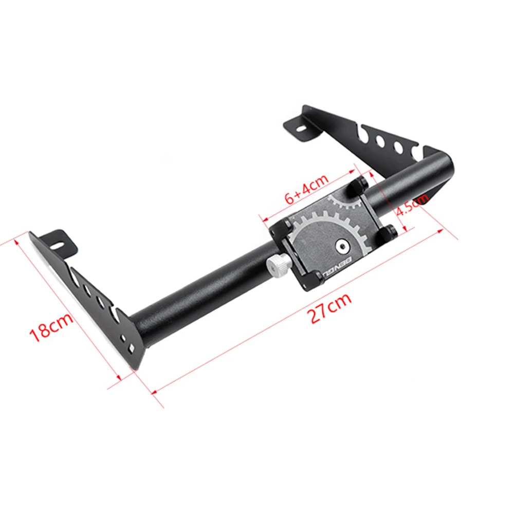 

Car Phone Holder Navigation Bracket for Jeep Wrangler JK 2007 2008 2009 2010 Iron Black Interior Accessories 360 Degree Styling