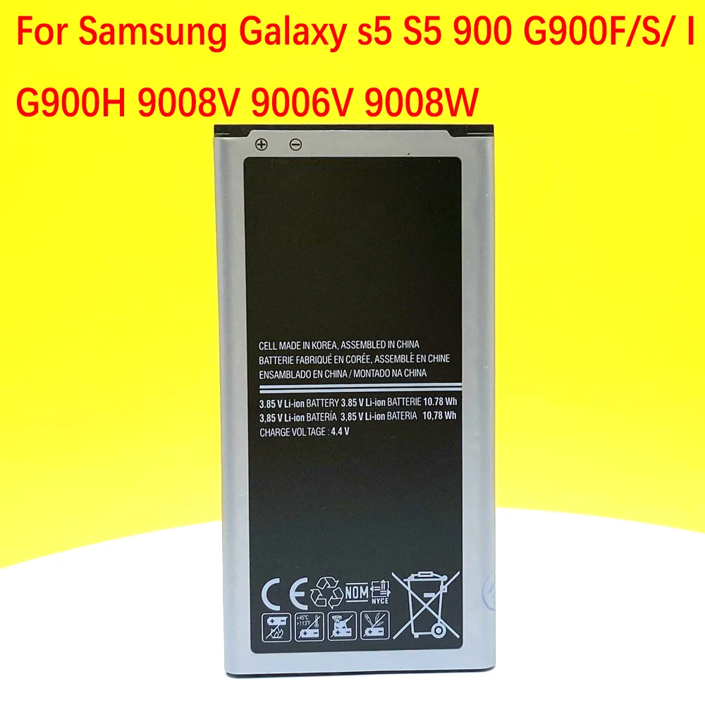 

Новый оригинальный телефон, аккумулятор для Samsung Galaxy s5 S5 g900 G900F/S/ I G900H 9008V 9006V 9008W