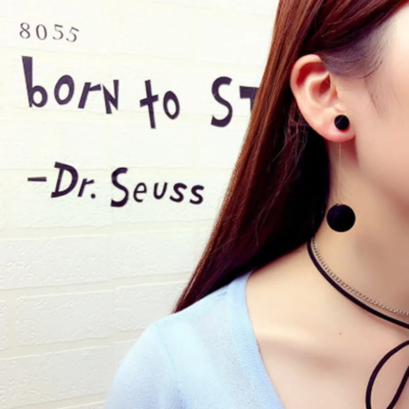 

Cute Ball Dangle Earrings Artificial for Women Pompom Earring Gifts Fashion Jewelry Dangle Earrings