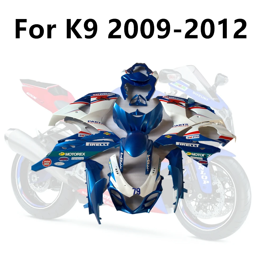 

Bodywork For GSX-R1000 K9 2009 GSXR 1000 Fairing 09 GSXR 1000 Fairing Kits 2009-2010-2011-2012-2016 Advertising Graffiti Blue