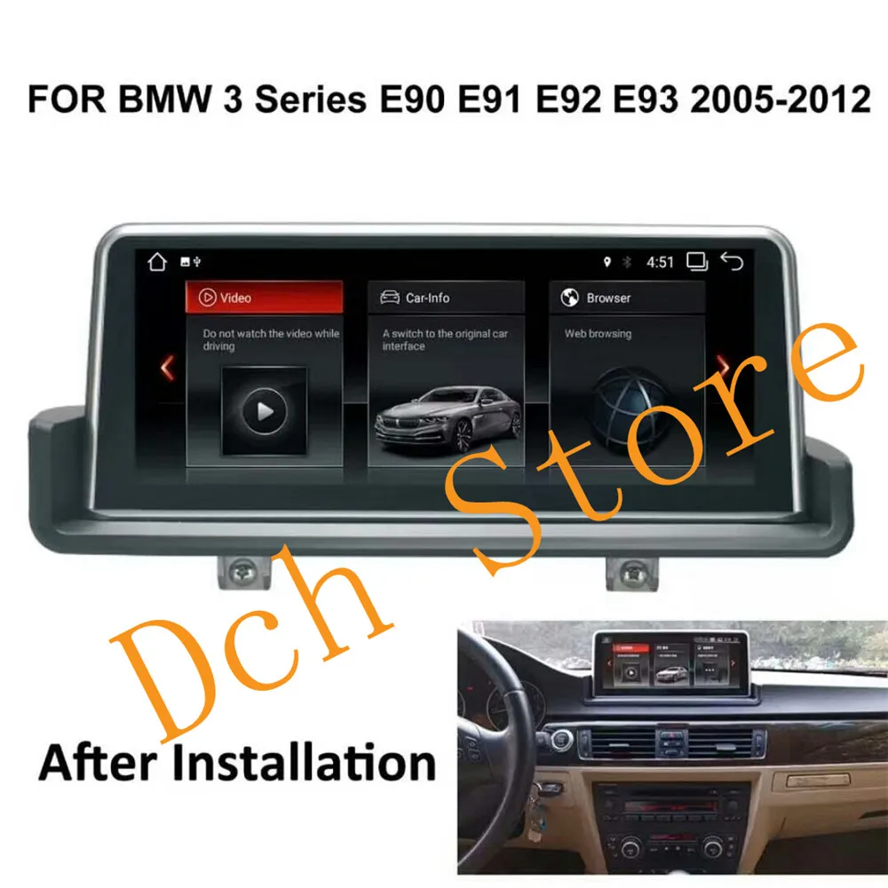 Автомобильный Dvd плеер 10 25 дюйма Android 0 для BMW E90 E91 E92 E93 2005 2012 GPS навигация 4 Гб ОЗУ 32