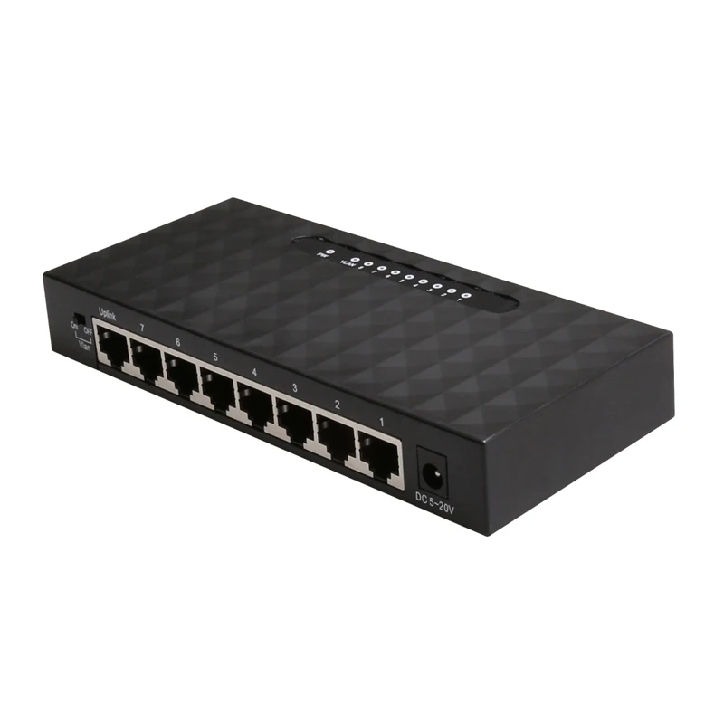 8-портовый коммутатор для высокоскоростной сети Ethernet VLAN 10/100 м | Компьютеры и офис