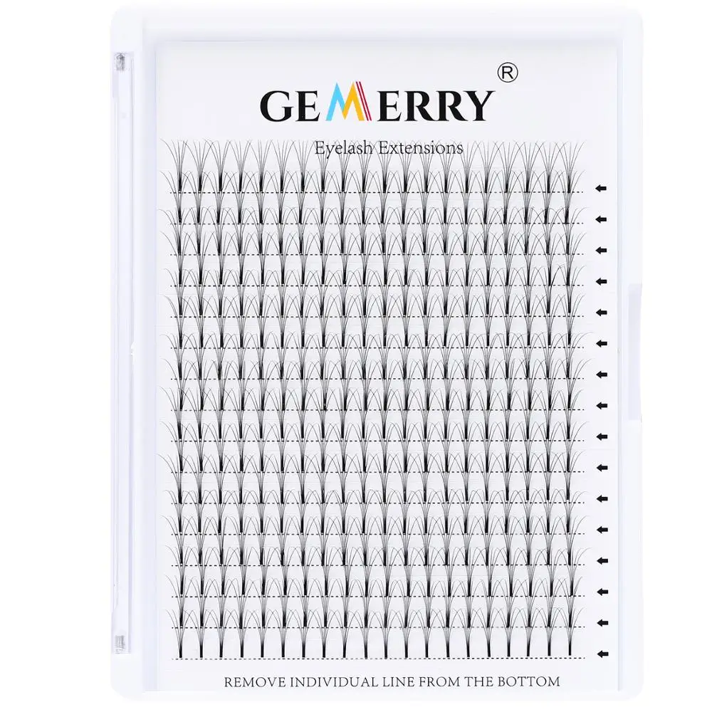Готовые объемные веер ресницы наращивание ресниц 320 16 рядов русский объем 5D