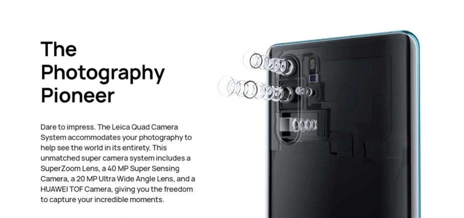 Мобильный телефон HuaWei P30 Pro Kirin 980 Android 9,1 6,4" 2340X1080 8 ГБ ОЗУ 512 Гб ПЗУ МП NFC QI отпечаток пальца IP68