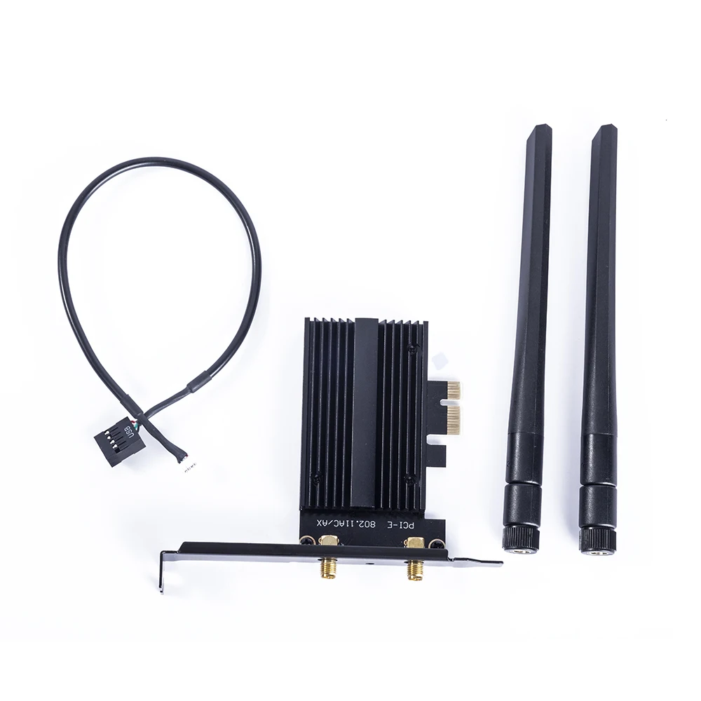 

Dual band 3000Mbps Wifi 6 Intel AX200 PCIe Wireless Wifi Adapter 2.4G/5Ghz 802.11ac/ax Bluetooth 5.0 AX200NGW Wi-fi Card For PC