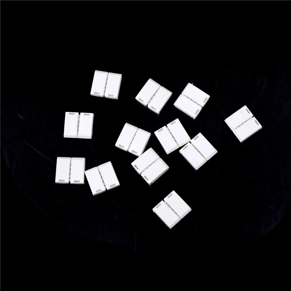 Solderless 10 мм 4 Pin RGB Светодиодная лента коннектор адаптер для 5050 оптовая продажа