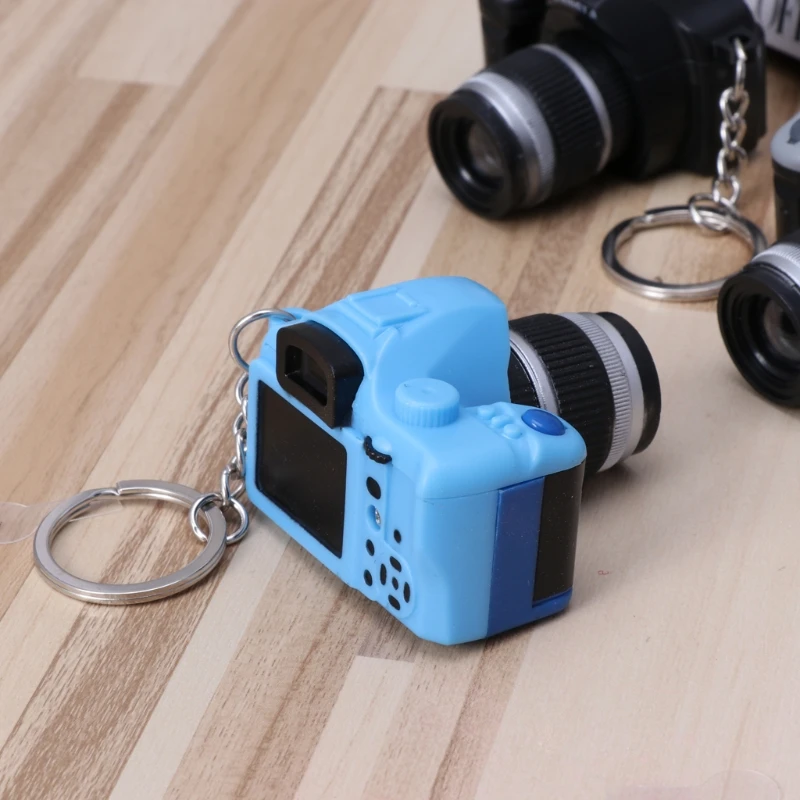 Mini Digital Reflex DSLR Camera LED Flash Light Torch Shutter Sound Keychain | Украшения и аксессуары