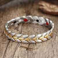 magnetic slimming function bracelet female chain gold stainless steel bracelet healthy energy bracelet magnetic healing bracelet