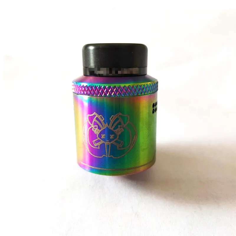 

Drop Dead V2 RDA 24mm diameter with 14 Side Airflow Holes & BF Squonk Pin VS Dead Rabbit SQ RDA e-cig vape tank