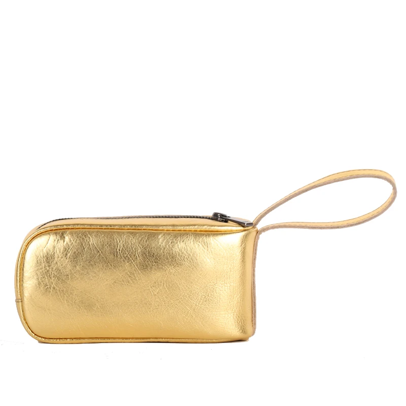 Beste Clutch Bag Vrouwen Echt Lederen Lange Portefeuilles Mannen Luxe Top Koeienhuid Telefoon Portemonnees Travel Organizer Geld Tas Toevallige Handtas Goud