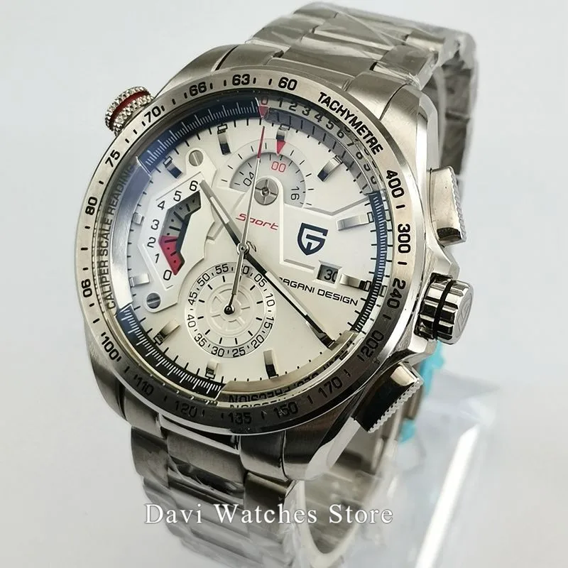 Часы PAGANI мужские спортивные из нержавеющей стали | Наручные часы