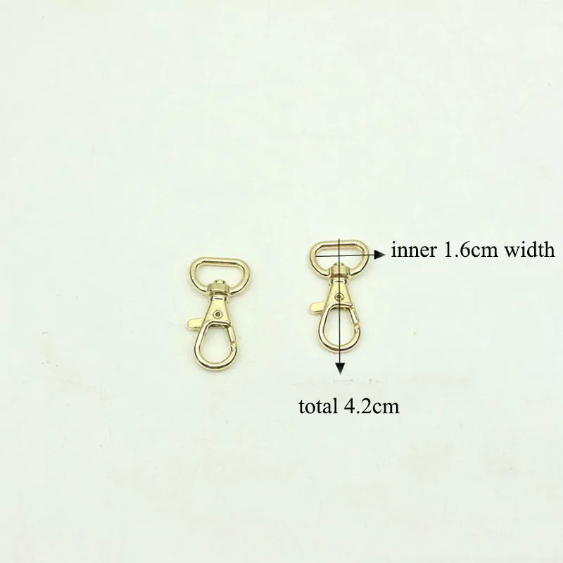 30Pcs 16mm Handbag Straps Hanger D Ring Buckles Collar Lobster Clasp Swivel Trigger Clips Snap Hook DIY Leather Craft Accessory