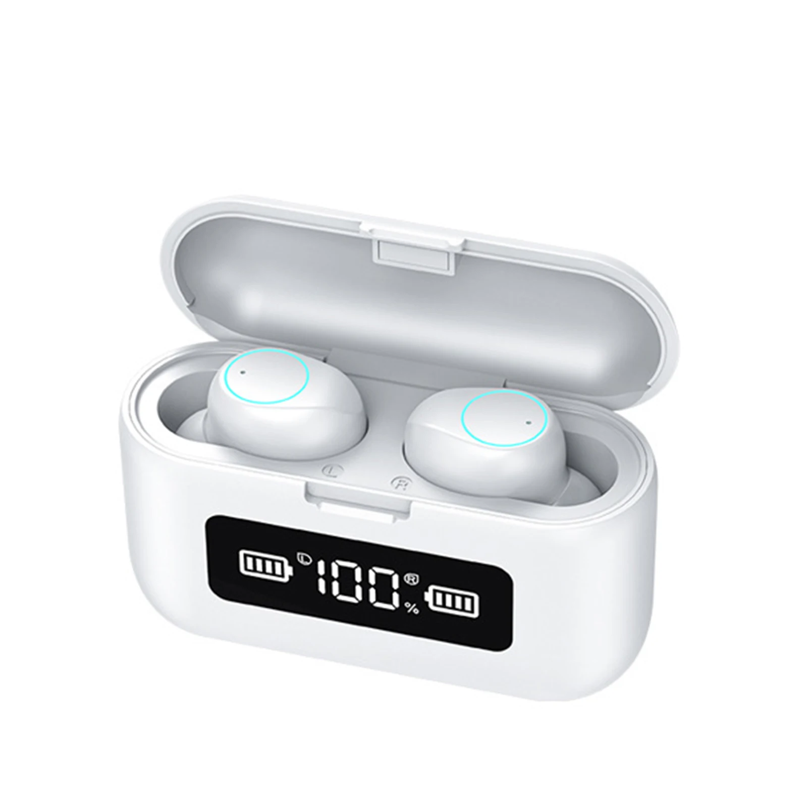 

TWS Charge Box Earphone Waterproof Wireless ABS Bluetooth In-ear Earbuds Touch Control Music Gaming Earphones For Xiaomi Iphone