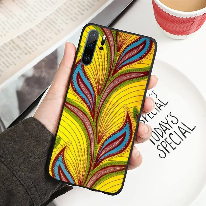 

African style fabric print Phone Case For Huawei P20 P30 P40 lite Pro P Smart 2019