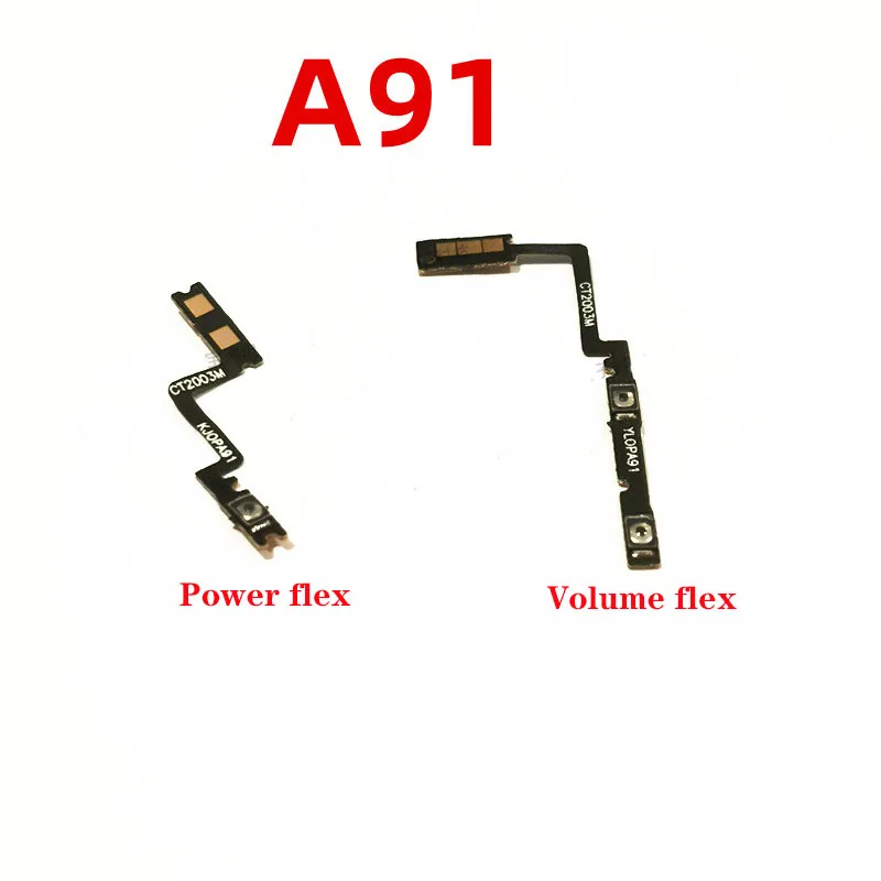 

For OPPO A91 Power volume key line up and down button mobile phone switch power button