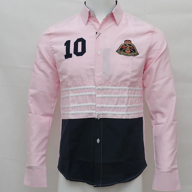 Мужская рубашка с вышивкой camisa masculina хлопковая длинным рукавом для