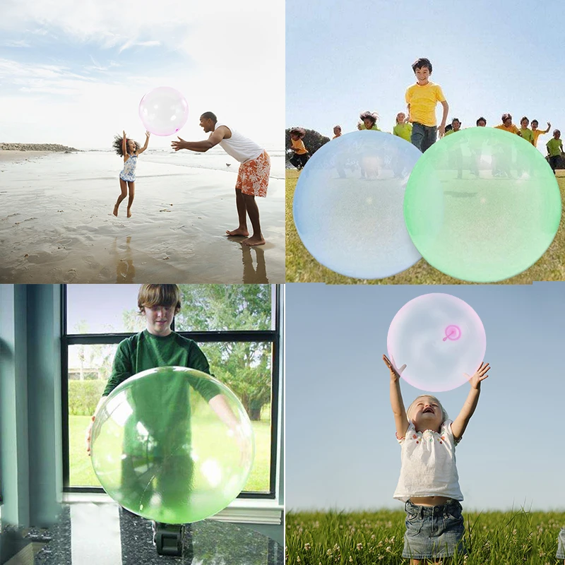 

Hot Sales Children Outdoor Soft Air Water Filled Bubble Ball Inflating Balloon Toy Fun Party Game Great Gifts