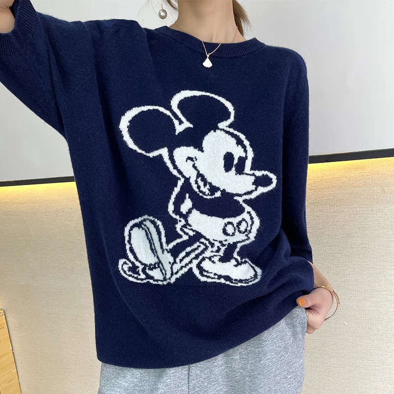 

100% Wool Sweater Women Short sleeve casual Vintage Solid 100% Wool Spring Summer Pullover