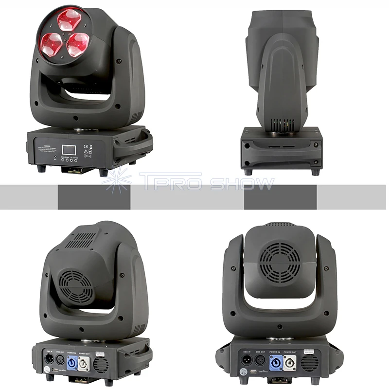 Мини-проектор с движущейся головкой 3x40 Вт RGBW | Лампы и освещение