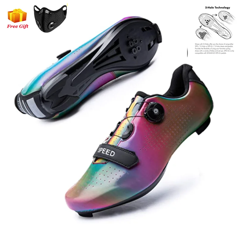

Road Cycling Shoes Men 2021 New Flat Self-Locking SPD Bicycle Sapatilha CiclismoMTB Outdoor Sports Shoes Mountain Bike Shoes Men