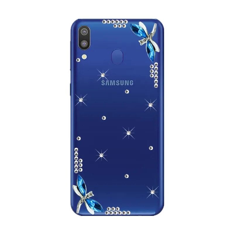 Роскошный сверкающий чехол с кристаллами для samsung Galaxy M40 M30 M20 M10 S10E S10 плюс J8 J7 J3 2018 J6