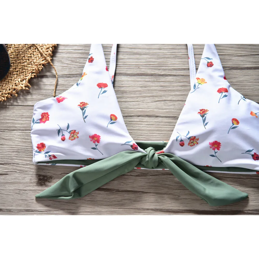 19 лет бикини с сексуальным принтом Двусторонняя одежда грудь кружево деньги