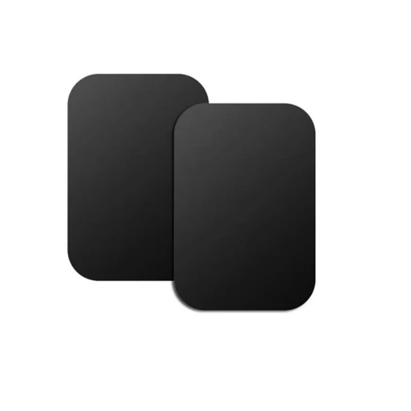 2Rectangle Универсальный Магнит Автомобильный держатель для телефона аксессуары замена металлическая пластина диск для магнита держатель Железный клейкий лист с 3 м клей - Цвет: 2Rectangle