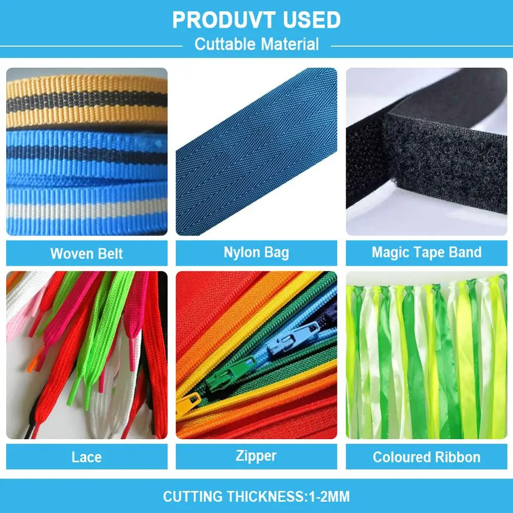 

Nylon Cutting Machine Computer Automatic Cloth Belt Oblique Hot Cutting Machine Tape Zipper Nylon Webbing Elastic Belt Cutting