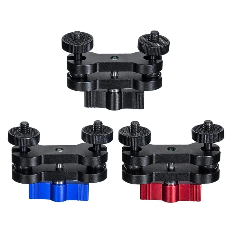 

Articulating Double Ballhead Arm Clamp Mount 1/4" Magic-Tripod Arms for Photography Video Camera Rig LED Light Monitor