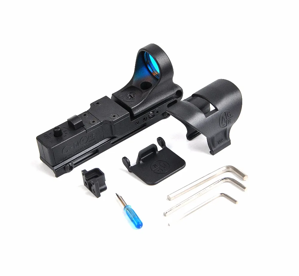 New Tactical Red Dot Sight EX 182 Element SeeMore Railway Reflex C-MORE Red&ampGreen Illumination Scope for Airsoft | Спорт и