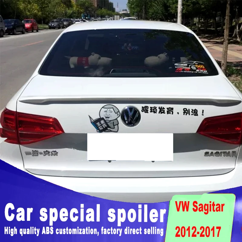 Новый модный дизайн спортивный стиль обтекаемый спойлер для Volkswagen VW jetta Sagitar 2012 2017