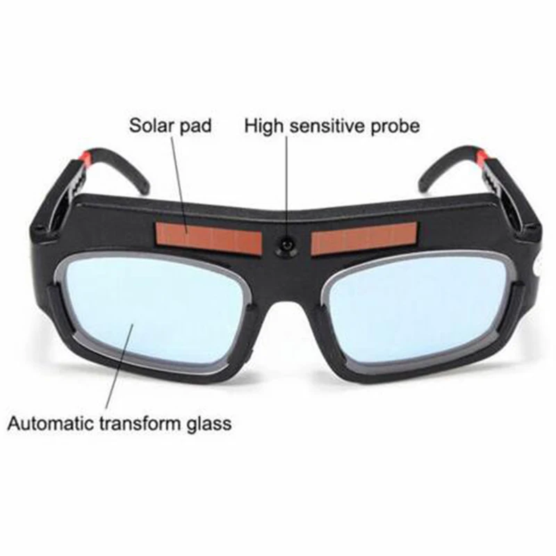 Сварочная маска с автоматическим затемнением шлем на солнечной батарее очки для