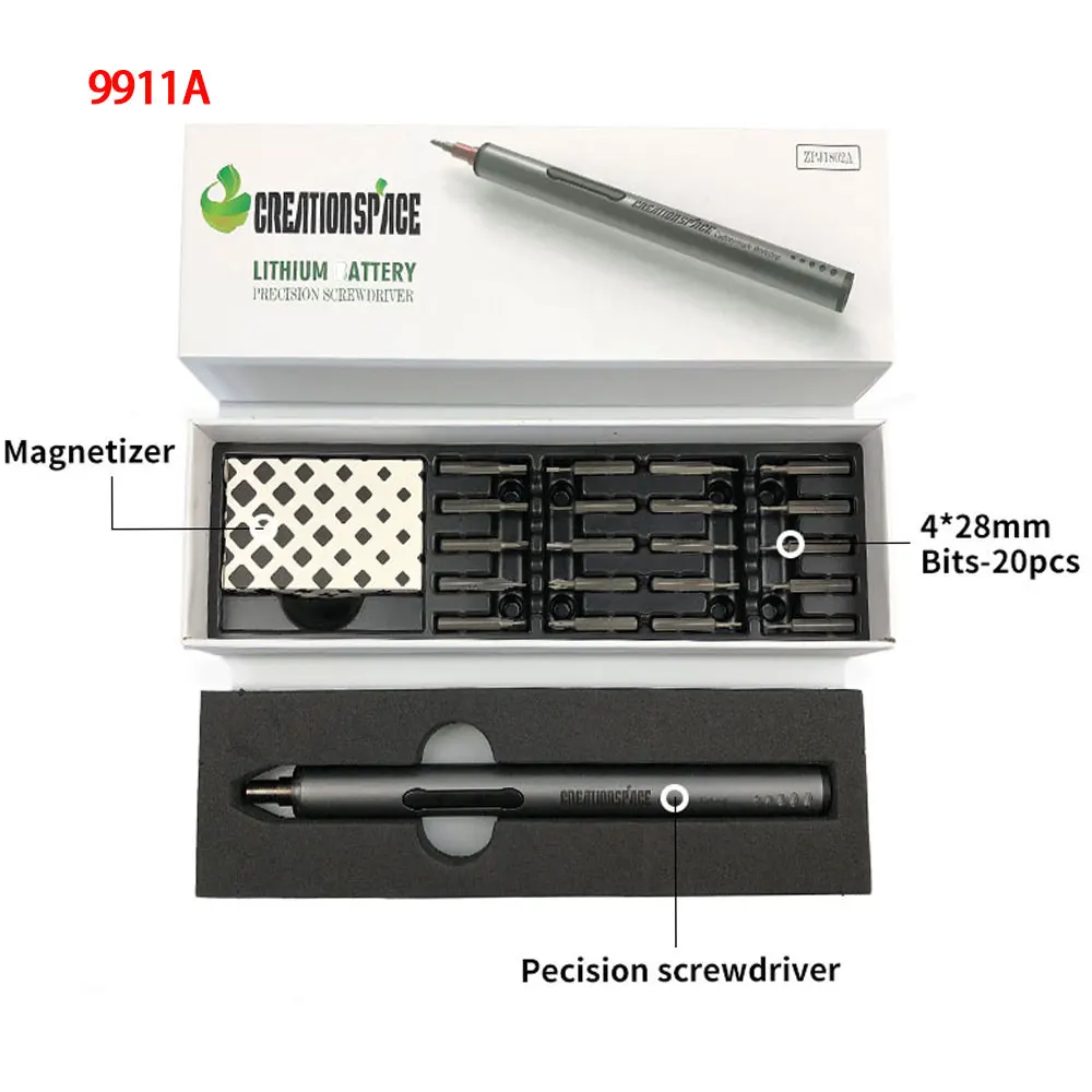 Аккумуляторная электрическая аккумуляторная отвертка Набор отверток со