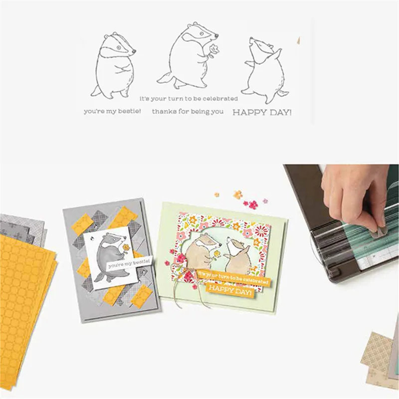

Animals Metal Cutting Dies and Stamps Embossing Mold DIY Scrapbooking Album Paper Craft Knife Mould Blade Punch Stencils