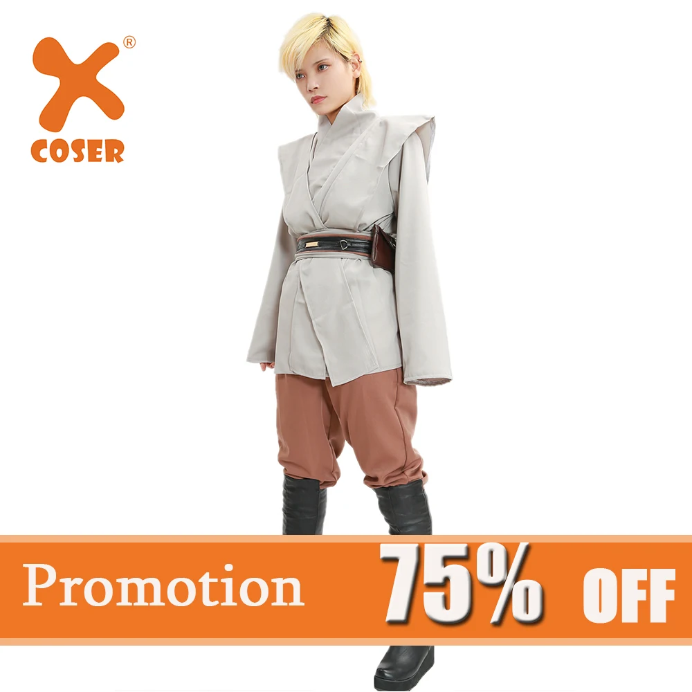 Xcoser продвижение костюм Obi Wan Kenobi Jedi косплей взрослый большой размер| |
