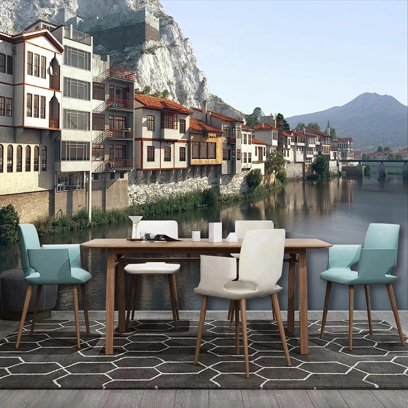 

Personalized Wallpapers Home Decor Real House Landscape Scene Background For Living Room Bedroom Improvement Building Murals 3D