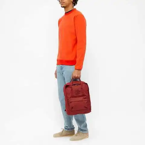 Рюкзак Fjallraven Re Kanken Mini темно красный 20х13х29 см 7 л|Рюкзаки| |
