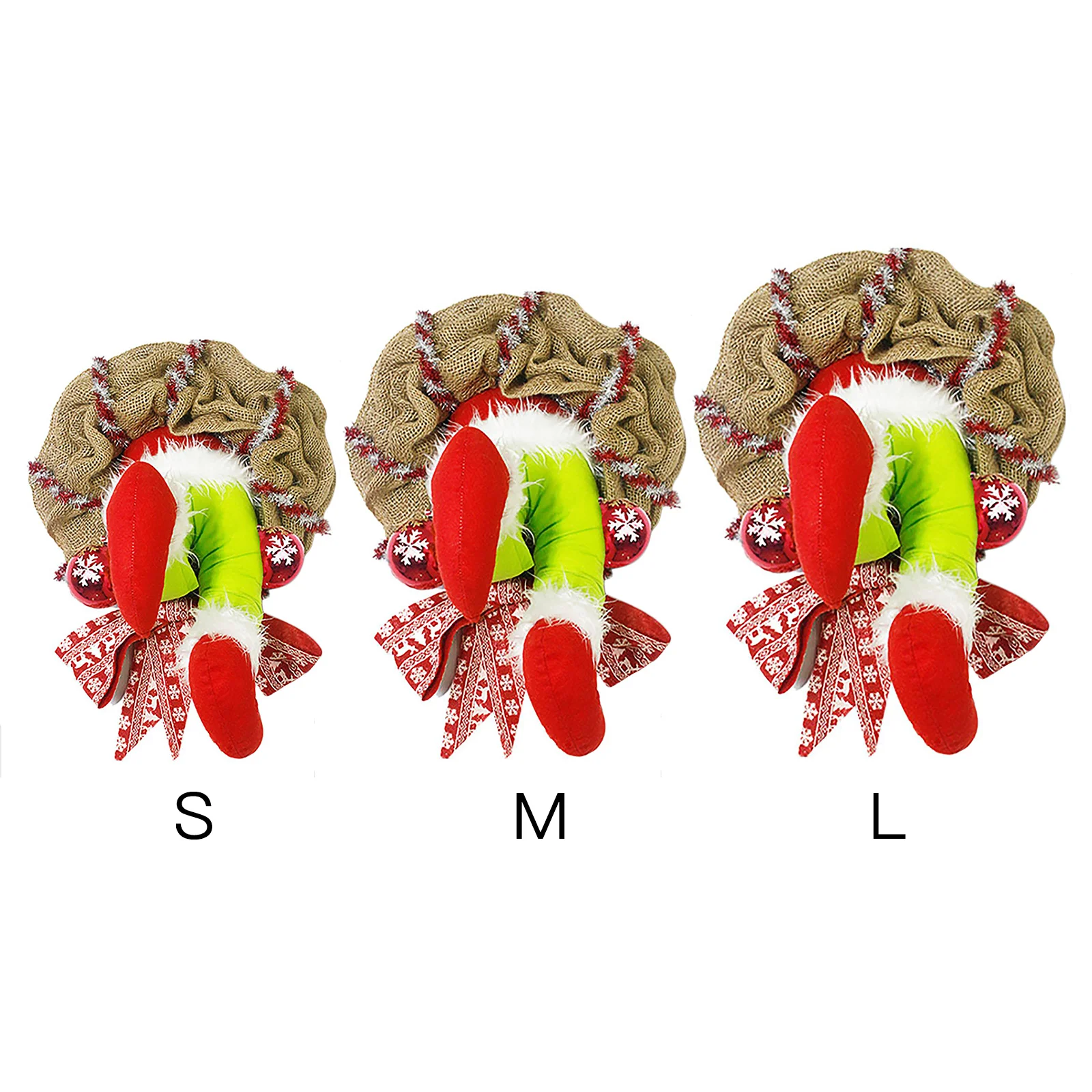 

Christmas Garland Thief Wreath Christmas Wreath Christmas Thief Stole Thief Stole Party Home Decoration Burlap Wreath