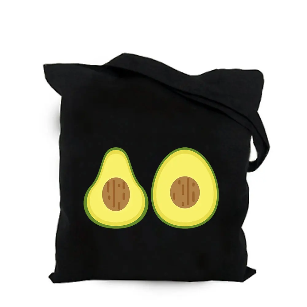 canvas tote bag 02 Новинка! тканевая сумка "авокадо", "Клубника", на заказ, сумка-тоут, под заказ, эко, сделай сам, сумка для покупок с логотипом, с логотипом для девушек и женщин - Цвет: canvas tote bag 02