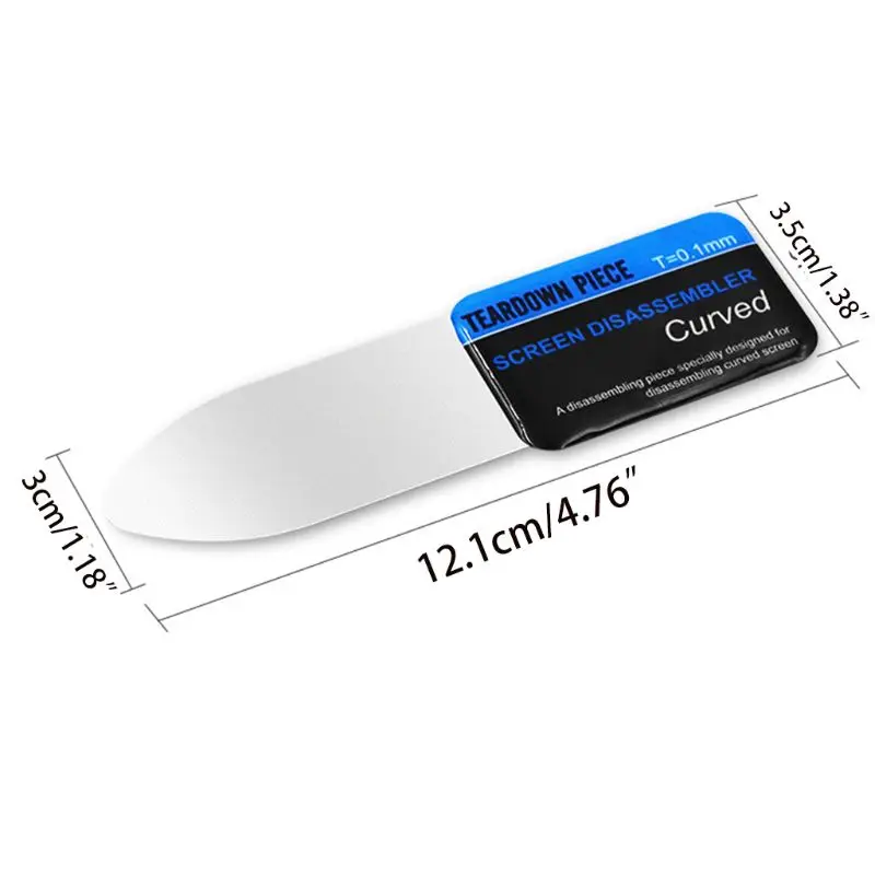 

Mobile Phone Curved LCD Screen Spudger Opening Pry Card Tools Ultra Thin Flexible Mobile Phone Disassemble Steel Metal