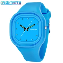 SYNOKE модные детские часы силиконовые спортивные студенческие для