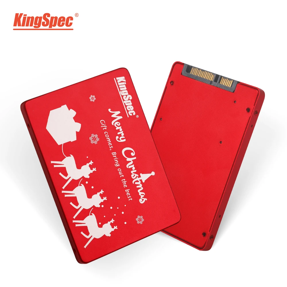 Рождественский подарок KingSpec 120 ГБ 240 SATA3 SSD 512 ГБ 1 ТБ внутренний SATA3 жесткого диска красный металлический чехол для настольного компьютера ноутбука Планшеты