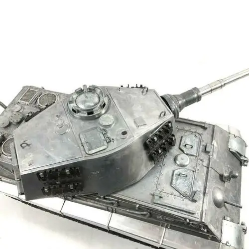 

US Stock 1/16 Mato 100% Metal King Tiger Infrared Barrel Recoil RTR RC Tank 1228 TH16971-SMT2