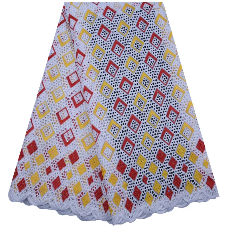 Высококачественная африканская швейцарская вуаль кружева в Швейцарии мягкая