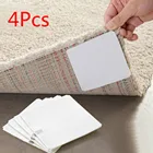 4 шт. нетканый нескользящий коврик с захватом, двусторонний коврик, наклейка, напольная лента, аксессуары для дома, туалета, ванной комнаты, дома