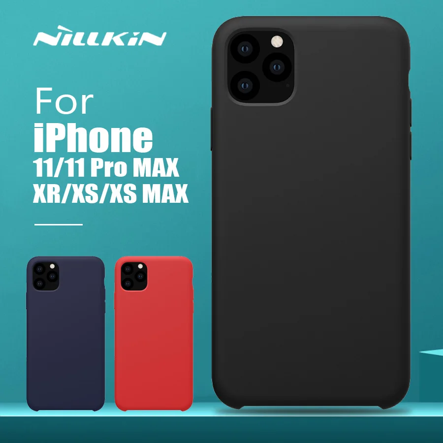 Для iPhone 11 Pro Max XS чехол для Max XR Nillkin Flex роскошный жидкий силиконовый мягкий чехол для iPhone 11 Pro XR XS Max чехол для телефона
